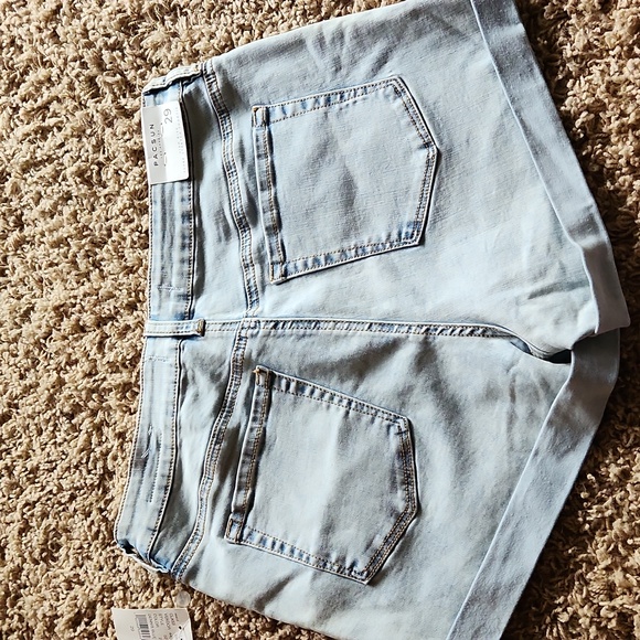 NWT Pacsun womans size 29 high rise light wash shorts - Picture 6 of 8
